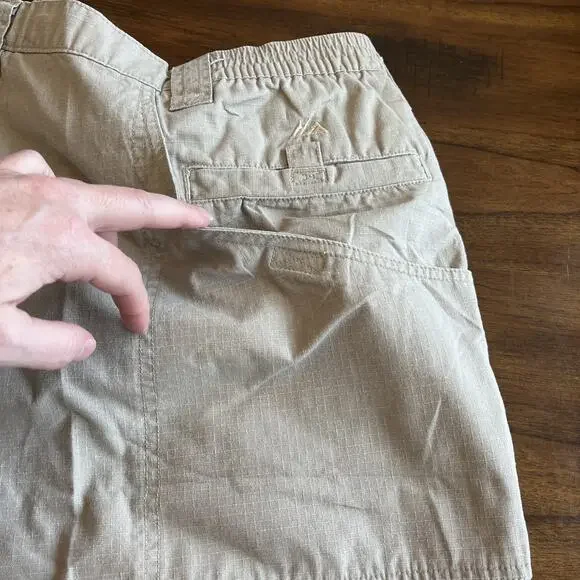 EOTAC 301 Men's Operator Grade 7oz Rip Stop Cargo Shorts Size 48 Khaki Tan - Picture 5 of 10